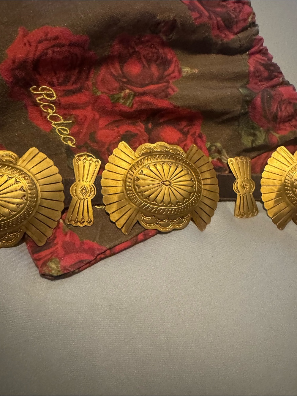 NWT- Concho Belt - Gold - Picture 6 of 12